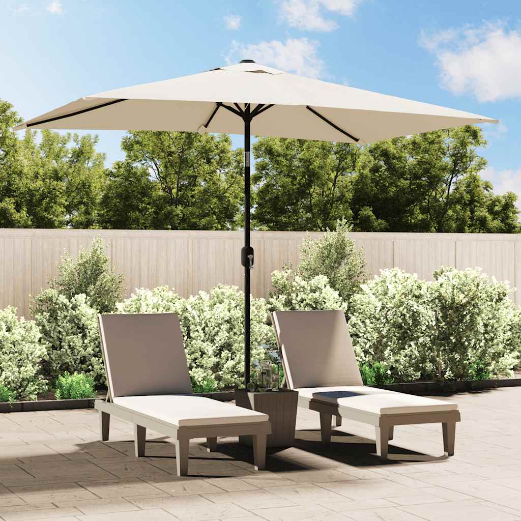 Vidaxx parasol firkantet sandhvid 200 x 300 cm