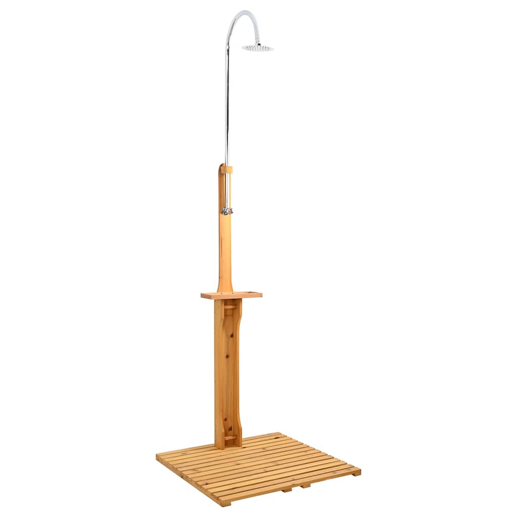 Vidaxl Wood Tuindouche