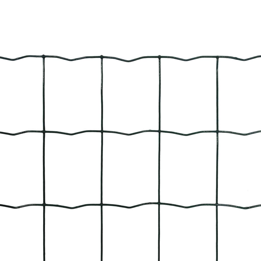 Vidaxl Euro HEK 10X1.0 M stålgrøn