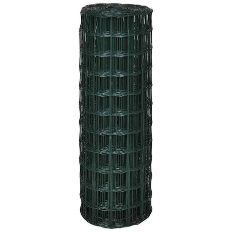 Vidaxl Euro Hek 10x1.2 M stålgrøn