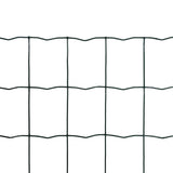 Vidaxl Euro Hek 25x1.2 M stålgrøn