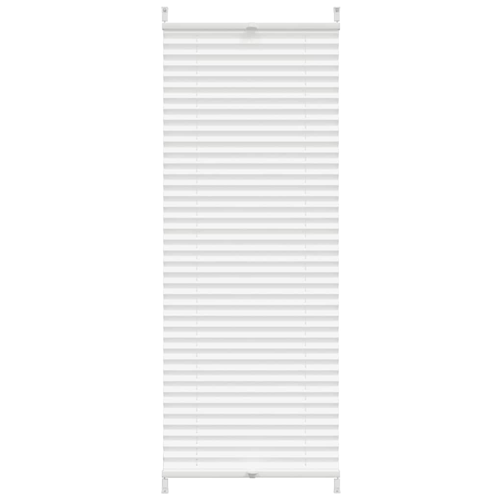 Vidaxl plisséjalind 40x125 cm hvid