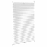 VidaXL plisségardin 70x125 cm hvid