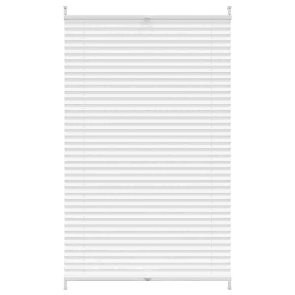 VidaXL plisségardin 80x125 cm hvid