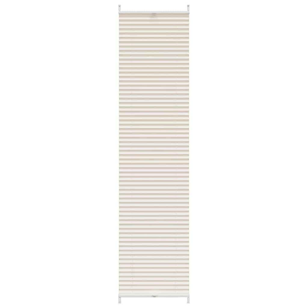 VidaXL plisségardiner 40x200cm creme