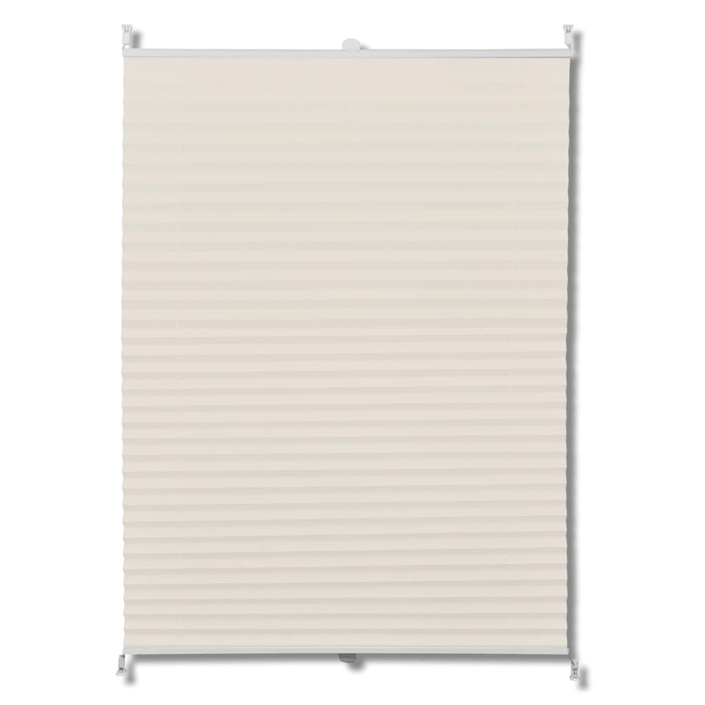 Vidaxl Plisséjalind 50x125cm creme