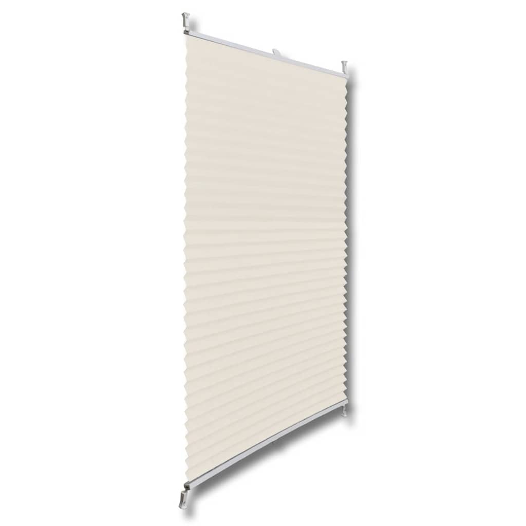 Vidaxl Plisséjalind 50x125cm creme