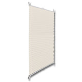 Vidaxl Plisséjalind 50x125cm creme