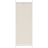 Vidaxl Plisséjalind 50x150 cm creme