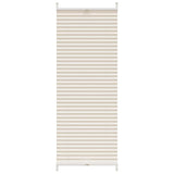 Vidaxx plisseret rullegardin 60x100cm creme