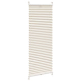 Vidaxx plisseret rullegardin 60x100cm creme