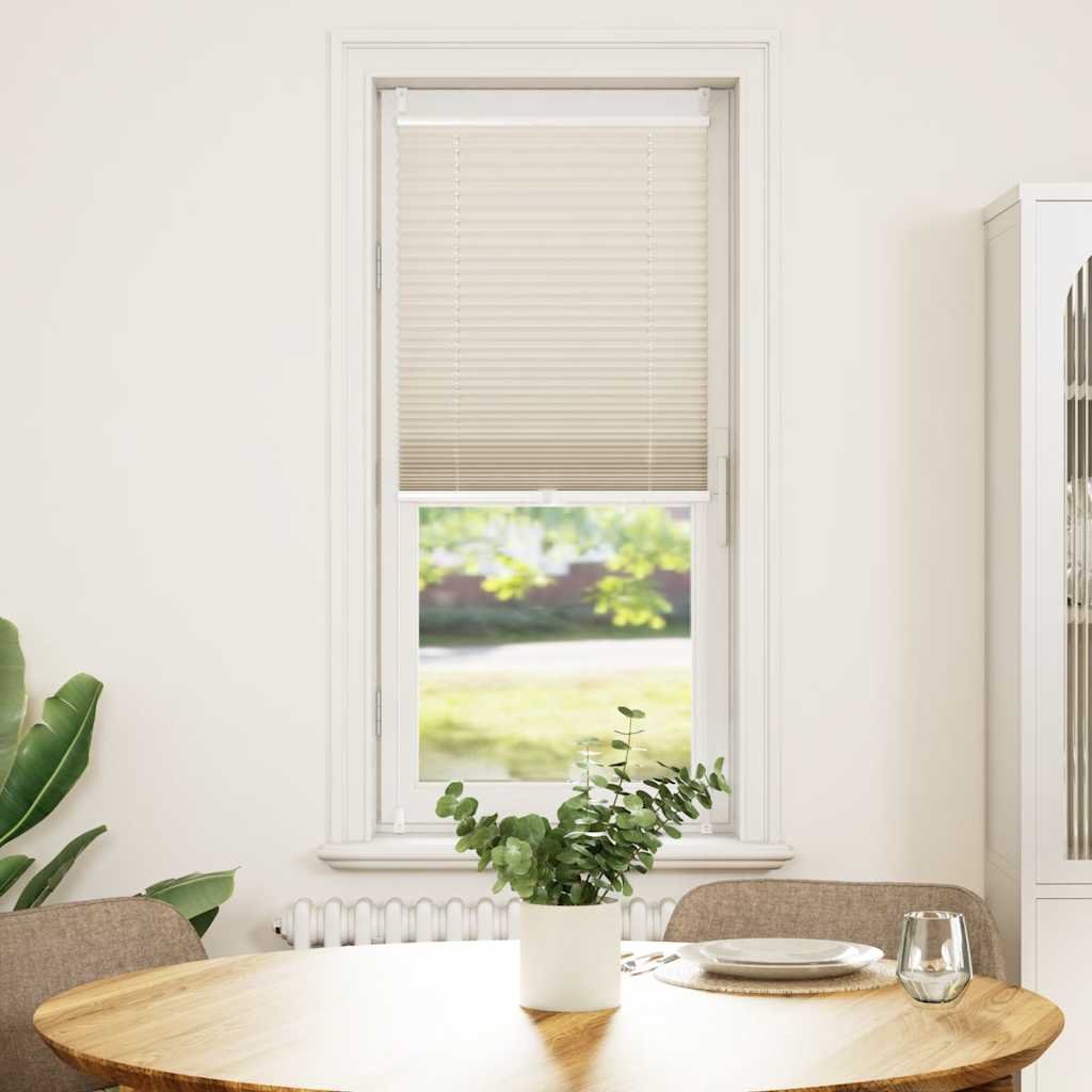 Vidaxx plisseret rullegardin 60x100cm creme