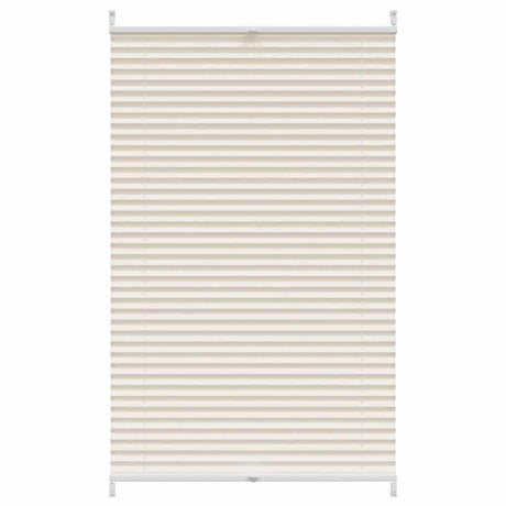 Vidaxl Plisséjalind 70x125 cm creme