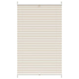 Vidaxx plisseret rullegardin 80x125cm creme