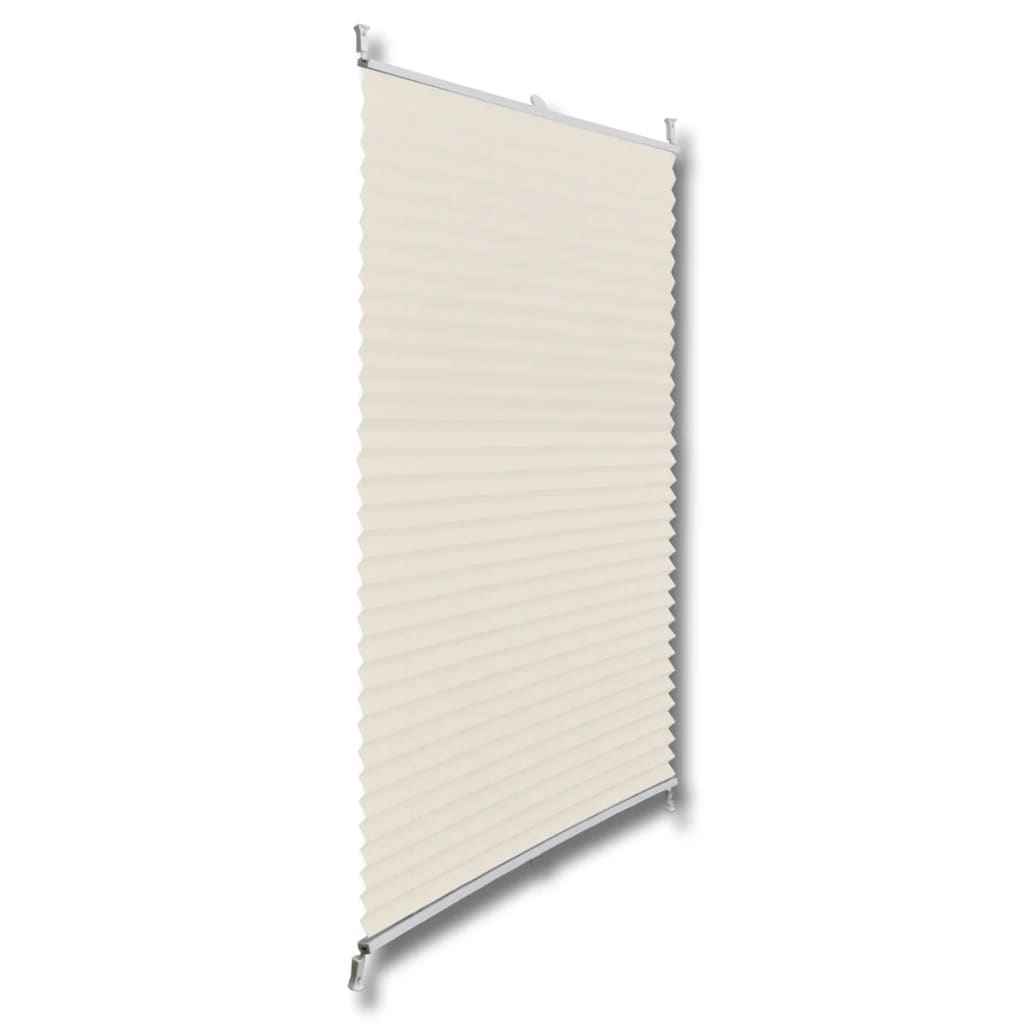Vidaxl Plissé Roller Blind 80x200cm creme