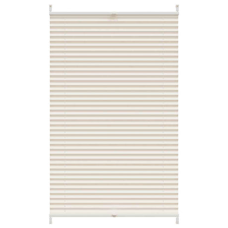 VidaXL plisségardin 90x100cm cremefarvet