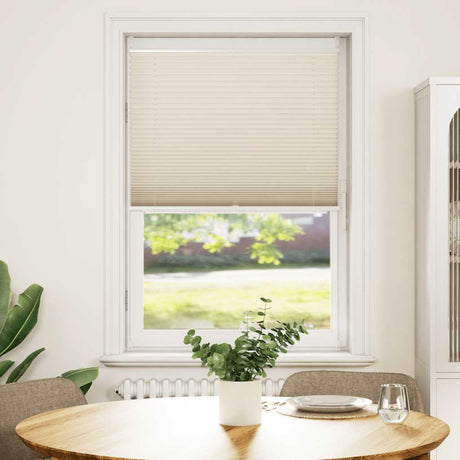Vidaxx plisseret rullegardin 90x150 cm creme