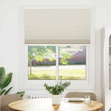 VidaXL plisségardiner 100x125cm creme