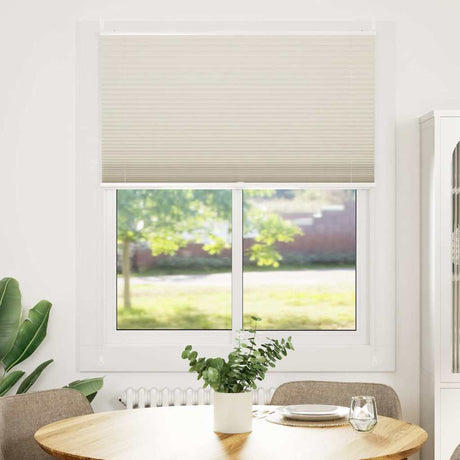 Vidaxl Plisséjalind 110x150 cm creme