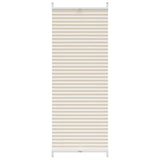 VidaXL plisségardin 40x125cm creme