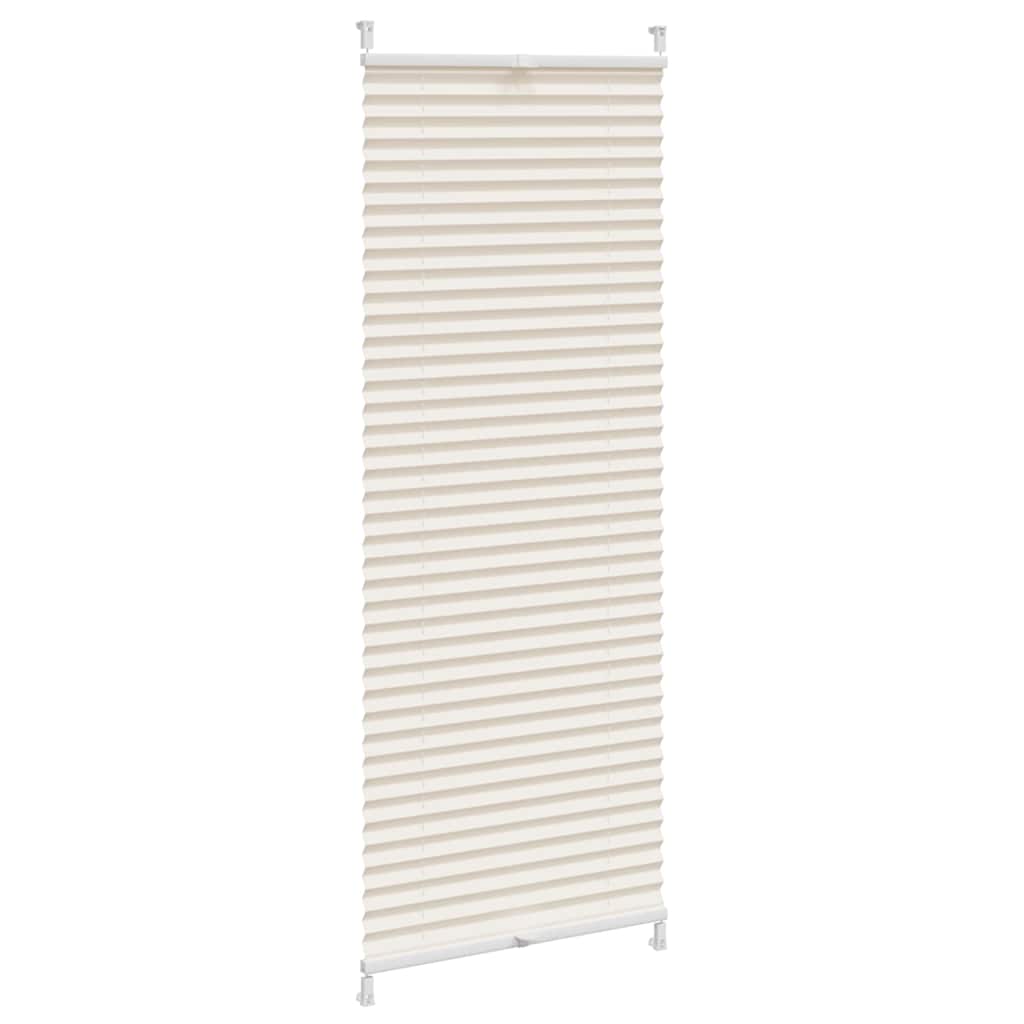 VidaXL plisségardin 40x125cm creme