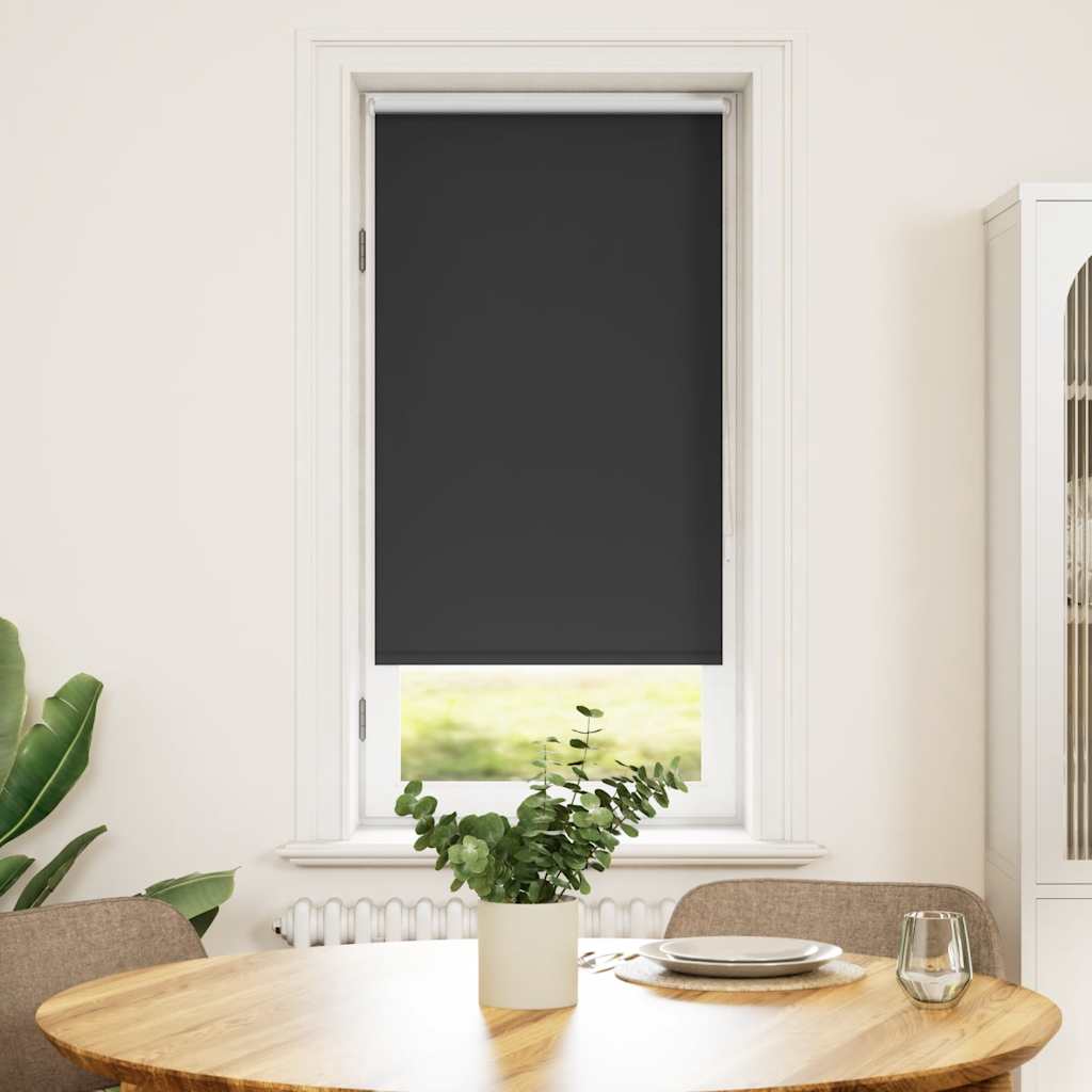 Vidaxx mørklægningsrullegardin 64,4 x 120 cm stofbredde 60 cm sort