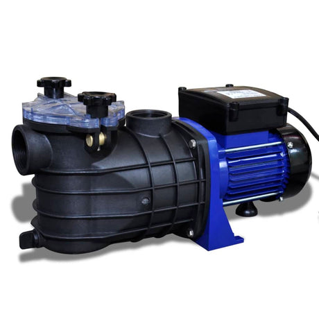 VidaXL elektrisk swimmingpool pumpe 500w blå