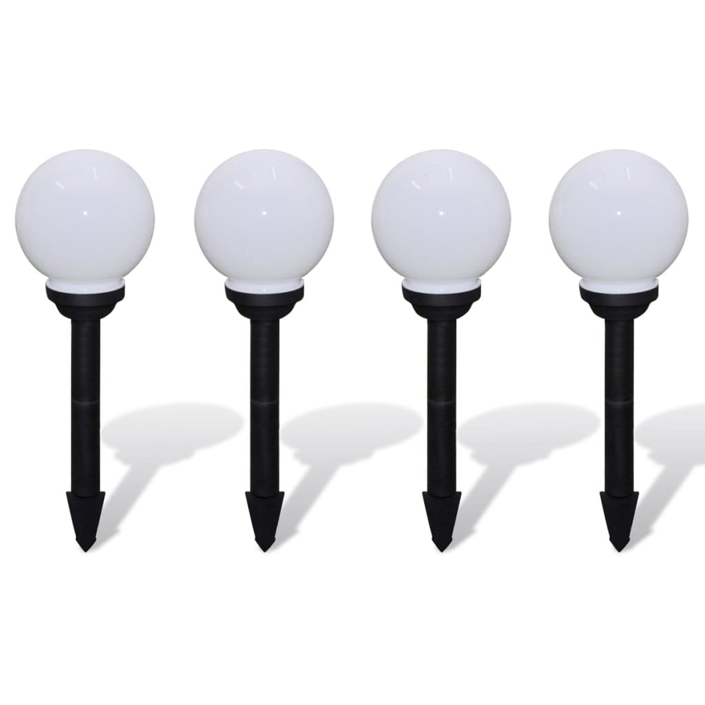Vidaxl Garden Path Lamps 4 st med jordstift LED 15 cm