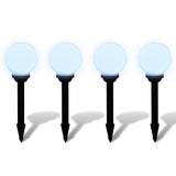 Vidaxl Garden Path Lamps 4 st med jordstift LED 15 cm