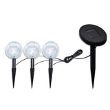 Vidaxl Solarbollampen 3. ST LED med malede ankre og solcellepanel