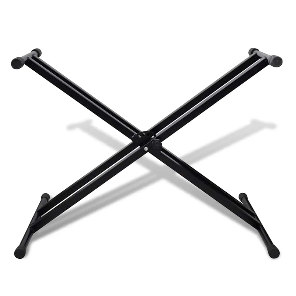 Vidaxl Justerbar tastaturstativ dobbelt X-Frame