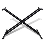 Vidaxl Justerbar tastaturstativ dobbelt X-Frame