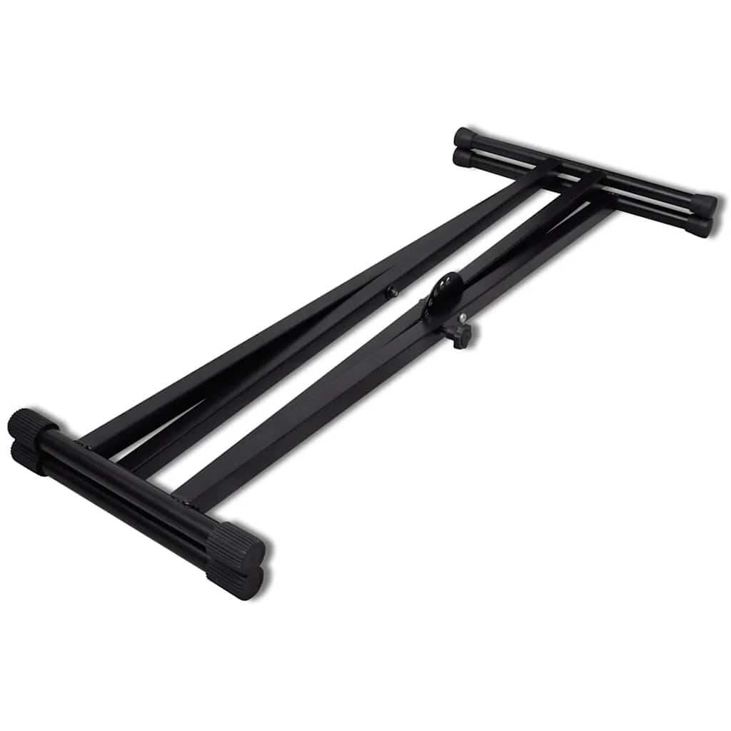 Vidaxl Justerbar tastaturstativ dobbelt X-Frame