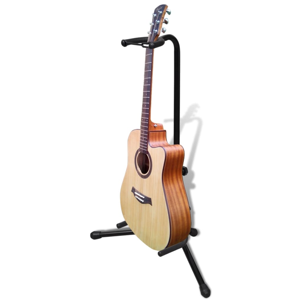 Vidaxl justerbar enkelt guitar stativ
