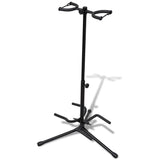 Vidaxl Guitar Stander Justerbar dobbelt