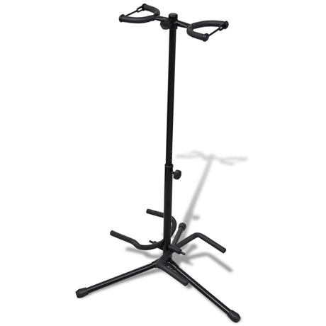Vidaxl Guitar Stander Justerbar dobbelt