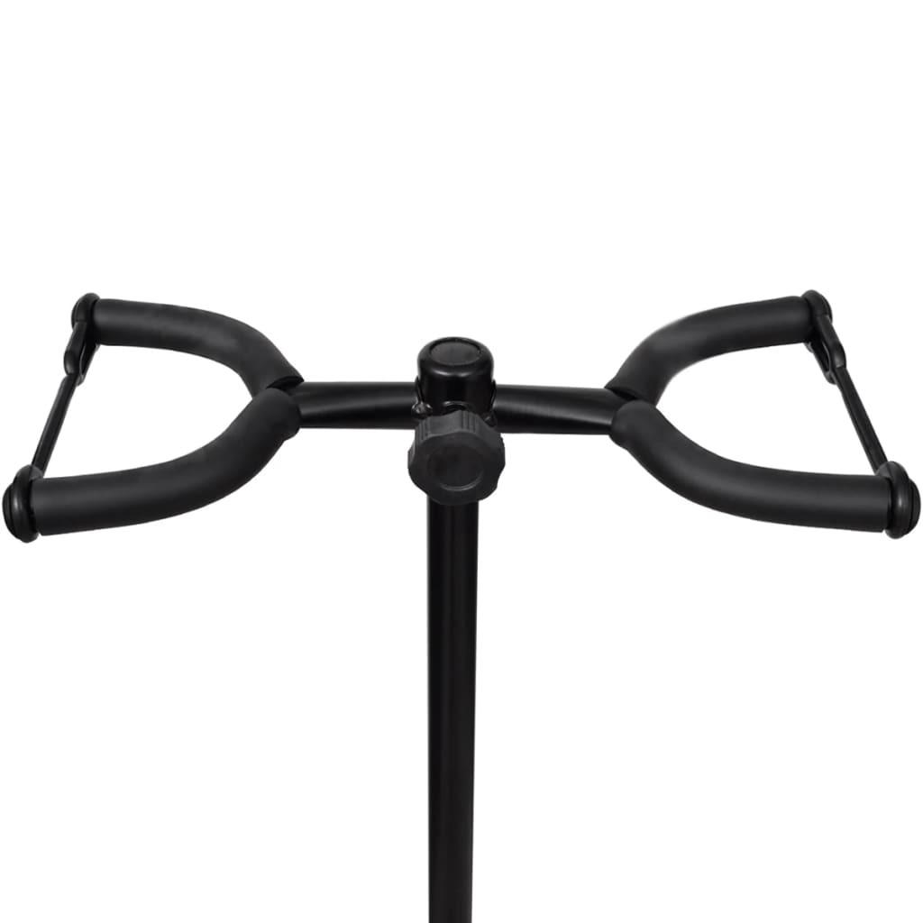 Vidaxl Guitar Stander Justerbar dobbelt