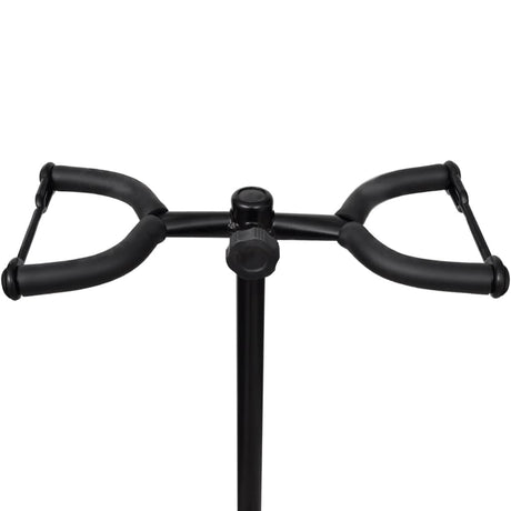 Vidaxl Guitar Stander Justerbar dobbelt