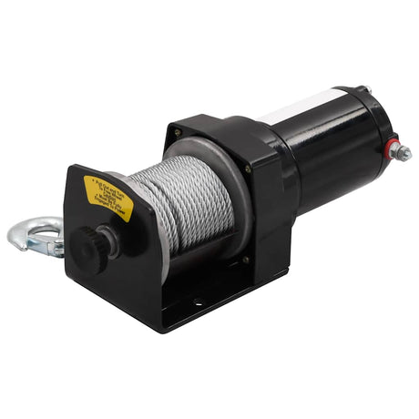 Vidaxl Electric Winch 12 V 1360 kg med monteringsplade og rullevindue