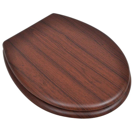 Vidaxl toiletstol Simpel design MDF Brown