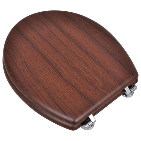 Vidaxl toiletstol Simpel design MDF Brown