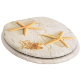 Vidaxl toilet sæde Starfish MDF