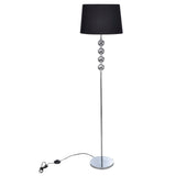 Vidaxl gulvlampe eleganza sort
