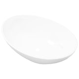 Vidaxl Washbasin Oval 40x33 cm keramisk hvid