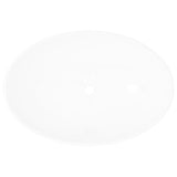 Vidaxl Washbasin Oval 40x33 cm keramisk hvid
