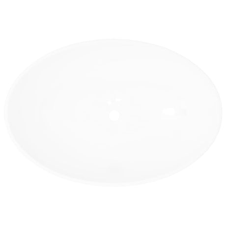 Vidaxl Washbasin Oval 40x33 cm keramisk hvid