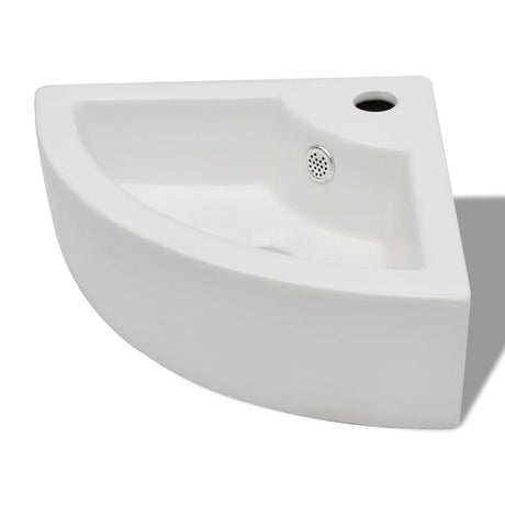 Vidaxl Washbasin med landing 45x32x12,5 cm hvid