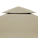 Vidaxl Udskiftningsteltklud Arbor 310 g m² 3x3 m beige