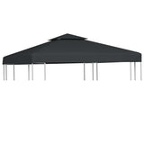 Vidaxl Udskiftningstelt klud Arbor 310 g m² 3x3 m mørkegrå