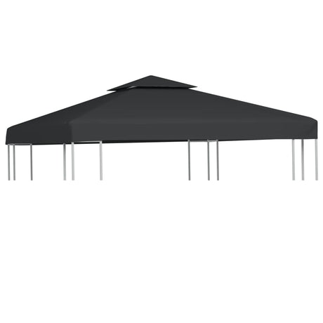 Vidaxl Udskiftningstelt klud Arbor 310 g m² 3x3 m mørkegrå